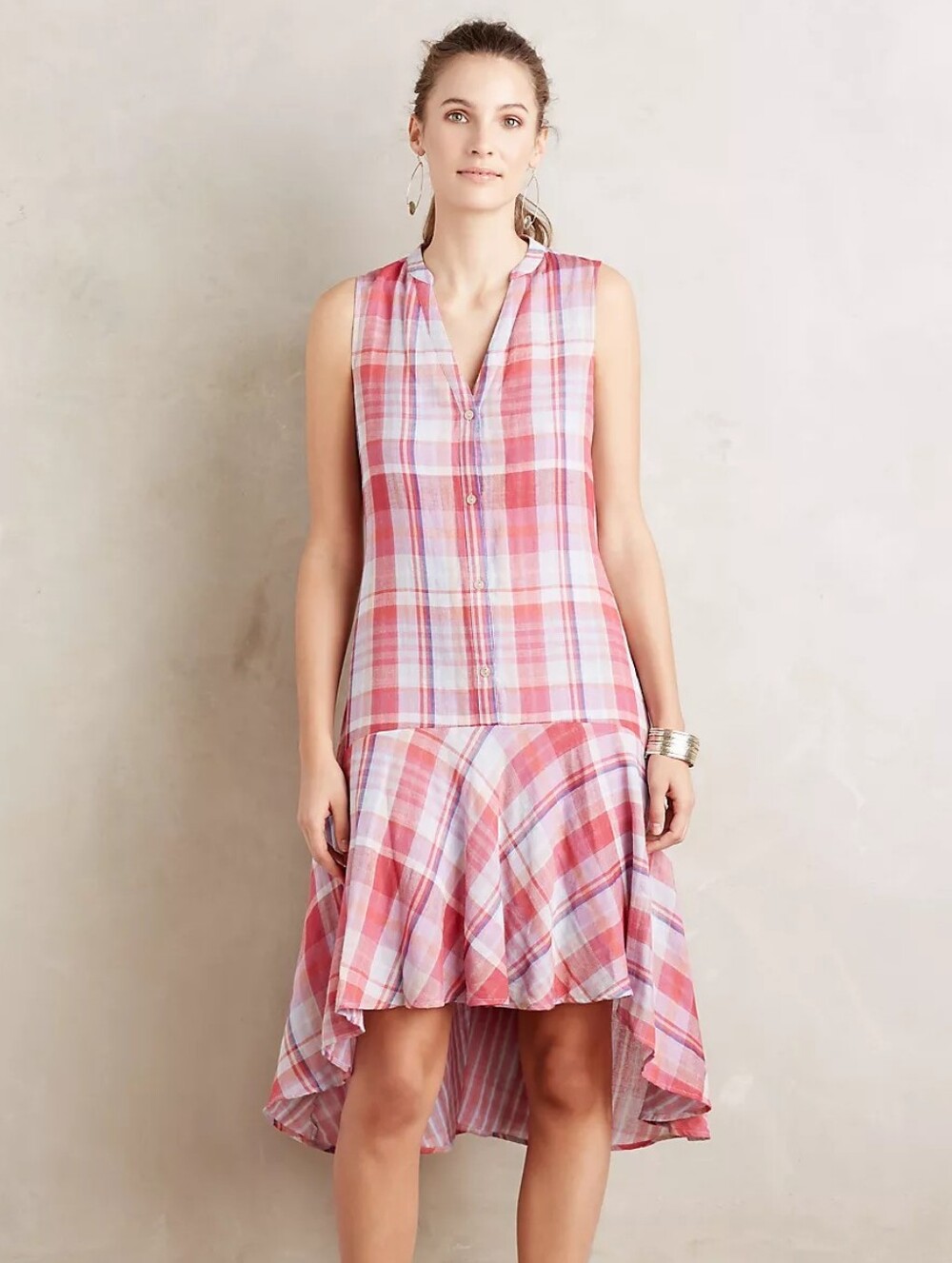Anthropologie Maeve Pippa Swing Sleeveless Mini Dress Size XS Dropwaist Casual